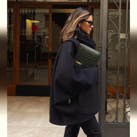 ZARA MANTECO WOOL COAT Black - Picture 9 of 17